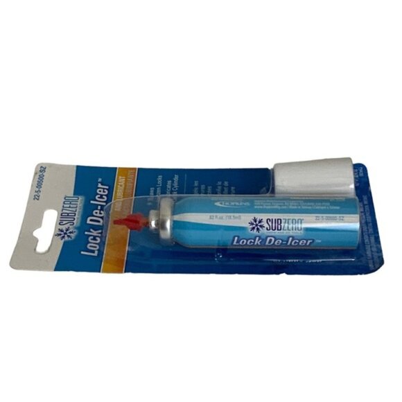 Subzero Lock De-icer Thaws Frozen Locks Cars Auto Trucks Large 0.62 Oz. Aerosol - Picture 5 of 12
